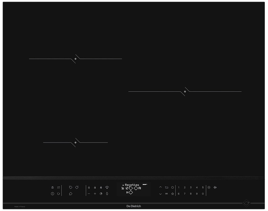 Изображение товара Электрическая варочная панель De Dietrich DPI4321B индукционная с автоматическим распознаванием пос