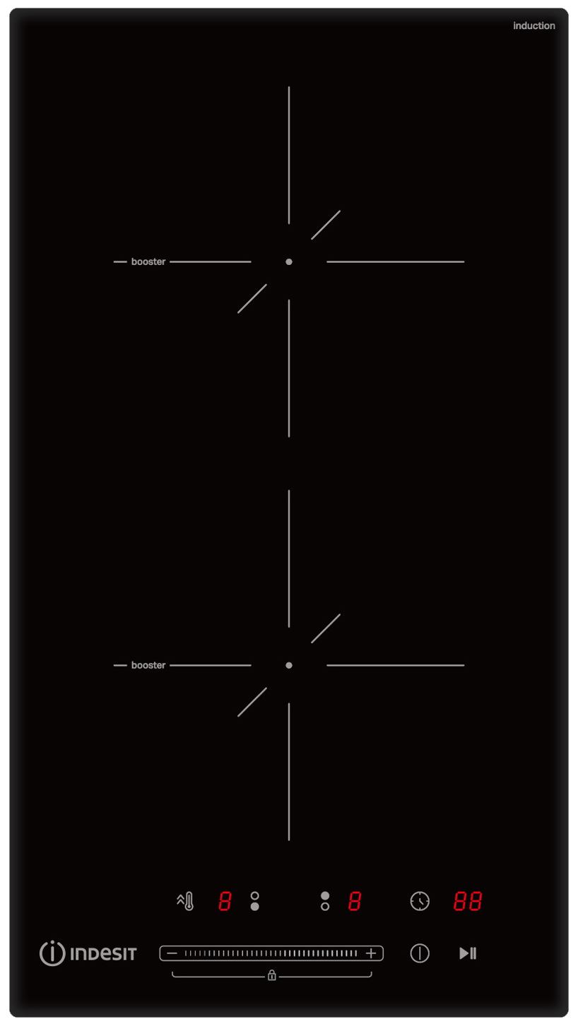 

Электрическая варочная панель Indesit IS 40CQ30 NE, Черный