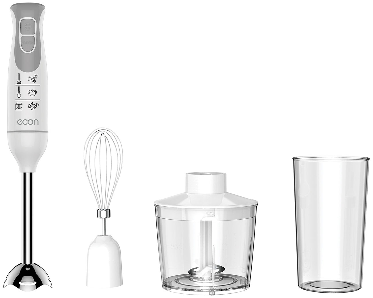 

Погружной блендер Econ ECO-405HB, Белый