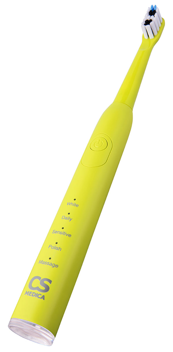 Изображение товара Электрическая зубная щетка CS Medica CS-232 с 5 режимами и водонепроницаемым корпусом