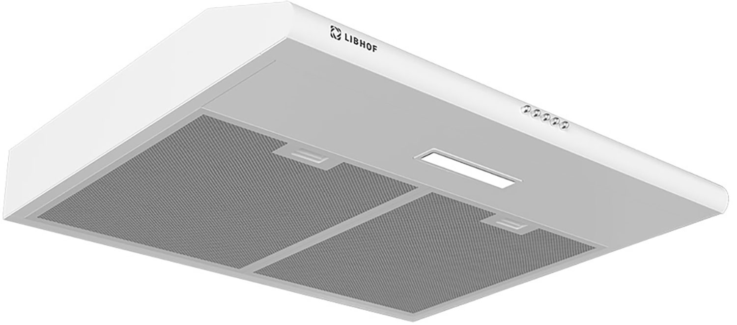 Изображение товара Вытяжка козырьковая Libhof LF-2560, белый Изображение товара Вытяжка козырьковая Libhof LF-2560, белый