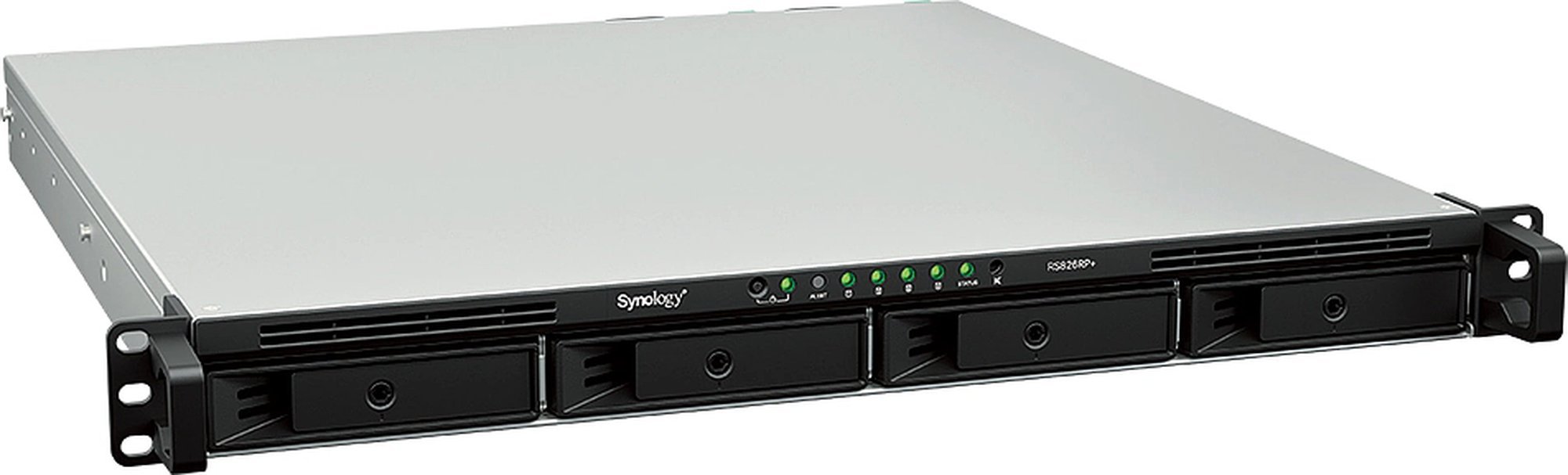 Изображение товара Сетевое хранилище Synology RS826+ 4-отсековое 1U 2.2GHz/4GB с 1xPSU Изображение товара Сетевое хранилище Synology RS826+ 4-отсековое 1U 2.2GHz/4GB с 1xPSU
