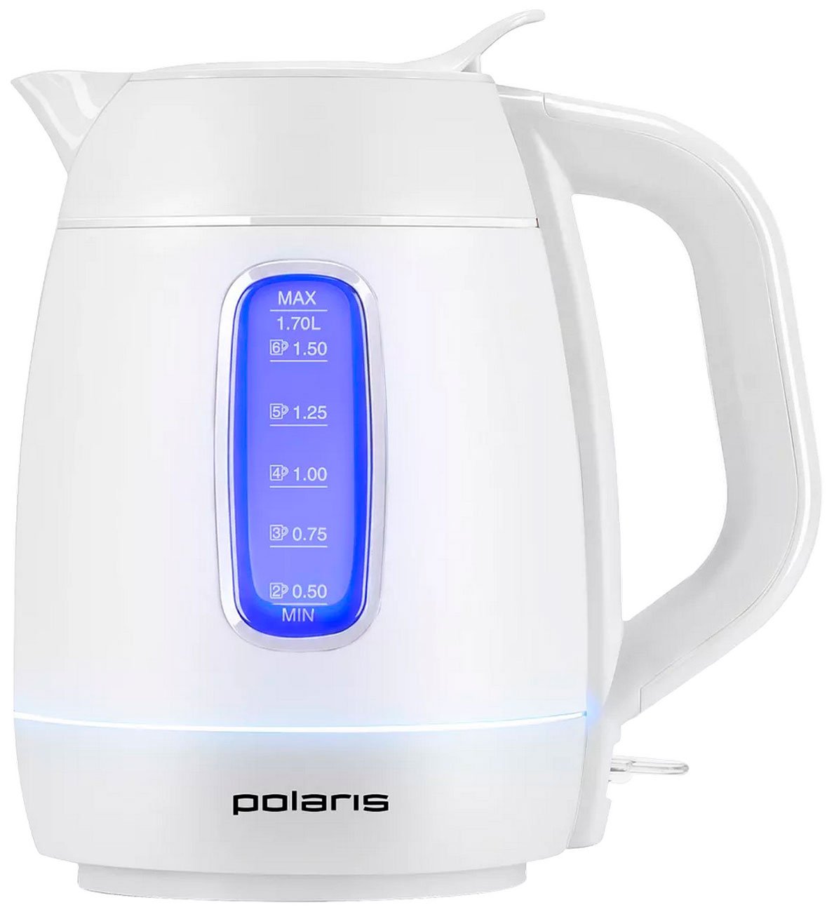 Изображение товара Чайник электрический Polaris PWK 0723DDW Water Way Pro белый Изображение товара Чайник электрический Polaris PWK 0723DDW Water Way Pro белый
