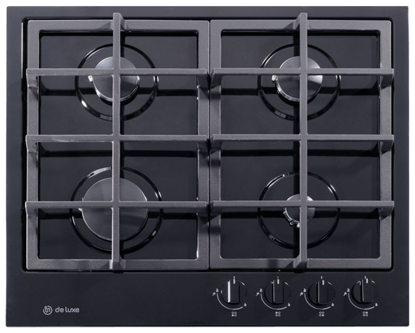 Изображение товара Газовая варочная панель De luxe TG4 750231 F - 075 с 4 конфорками и электроподжигом