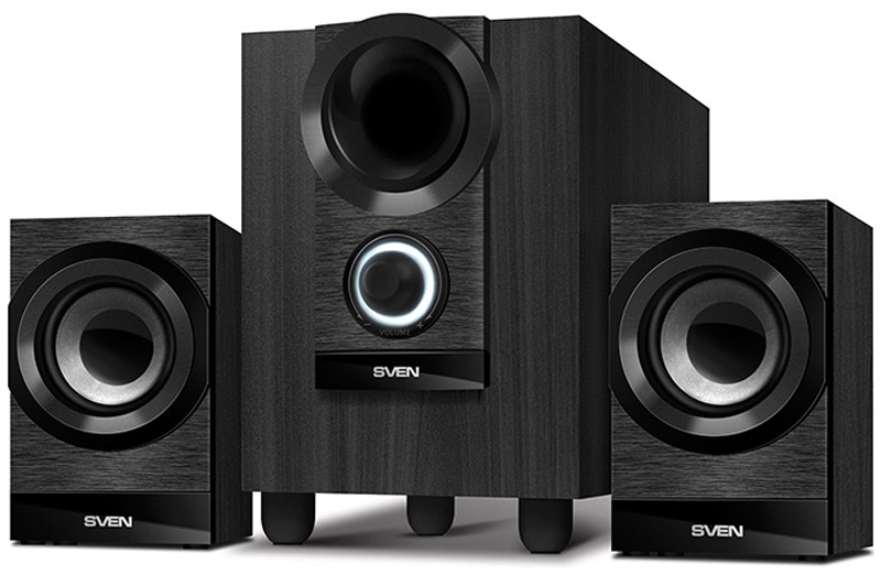 Изображение товара Акустика 2.1 Sven MS-150 2.1 черный 15Вт