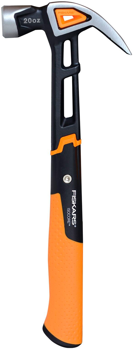 Изображение товара Молоток Fiskars с загнутым гвоздодёром L 20oz|13.5" 1027203