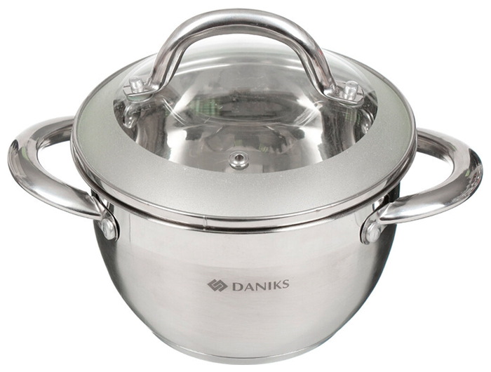 

Кастрюля с крышкой Daniks Классика SD-20 3.9 л