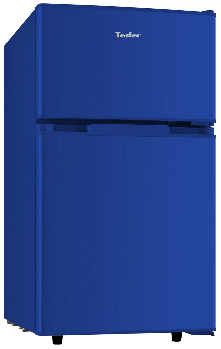 Двухкамерный холодильник TESLER RCT-100 DEEP BLUE