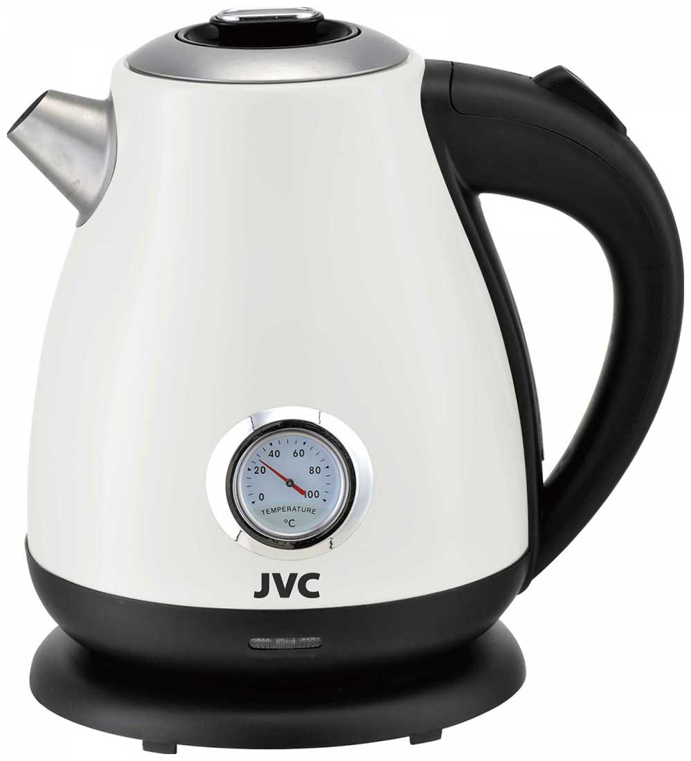 Чайник электрический JVC JK-KE1717 white детали экскаватора 1454172 для 140 210 220 240 290 360 датчик температуры воды датчик уровня воды бесплатная доставка