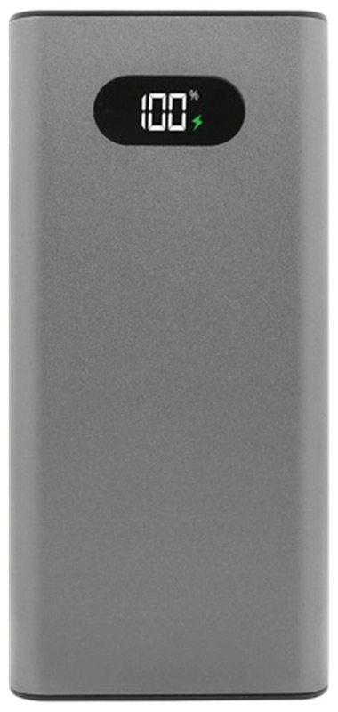 Внешний аккумулятор TFN 20000 mAh Blaze LCD gray мобильный аккумулятор tfn blaze lcd pd 20000mah 5a pd 3xusb голубой tfn pb 270 lb