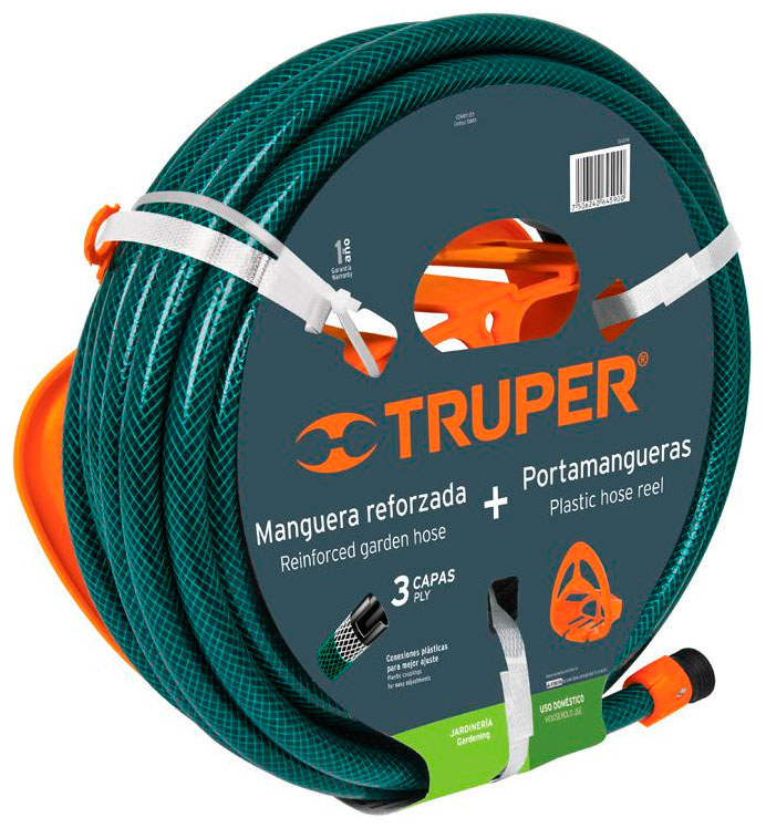 Изображение товара Шланг садовый Truper 15м 1/2R с подставкой COMBO-201 10883