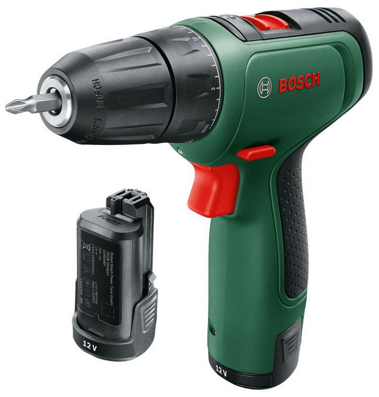 Изображение товара Аккумуляторная дрель-шуруповерт Bosch EasyDrill 1200 12V с кейсом
