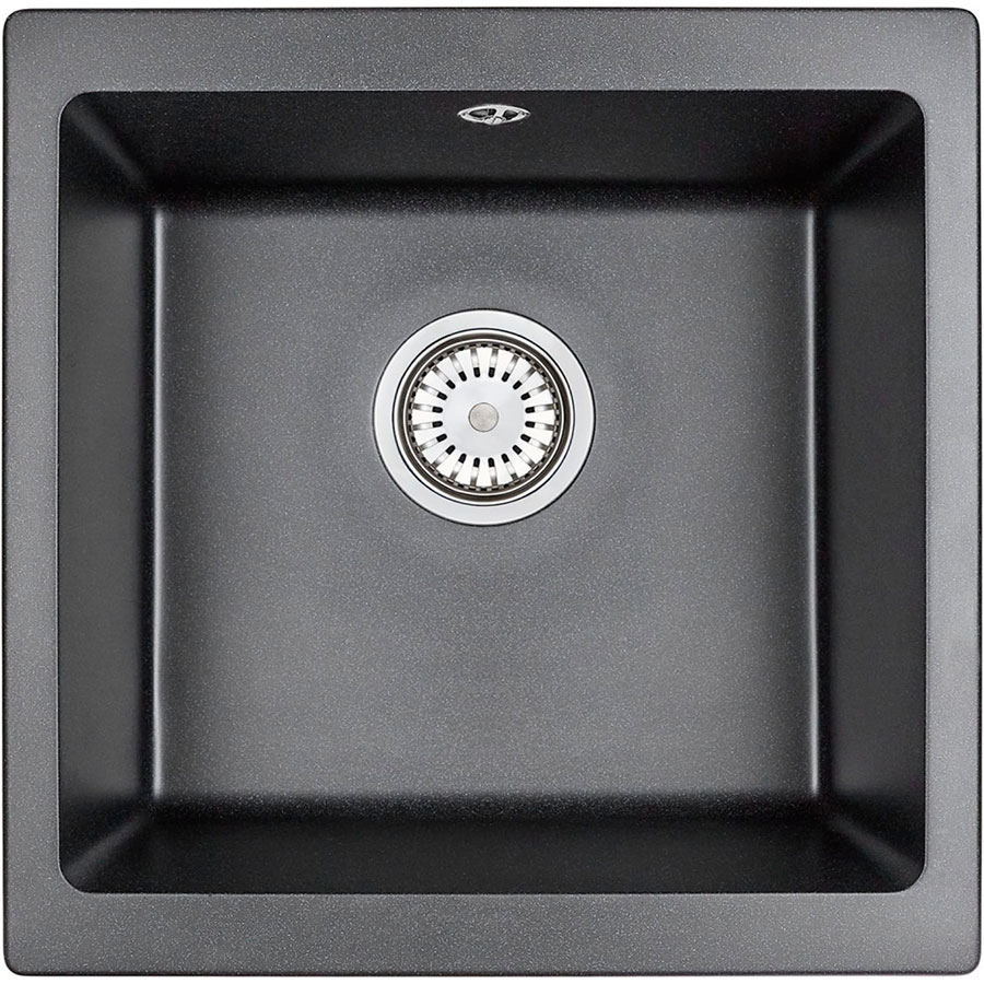 Изображение товара Кухонная мойка Emar EMQ-1455.P Морион из кварцевой крошки универсальный монтаж