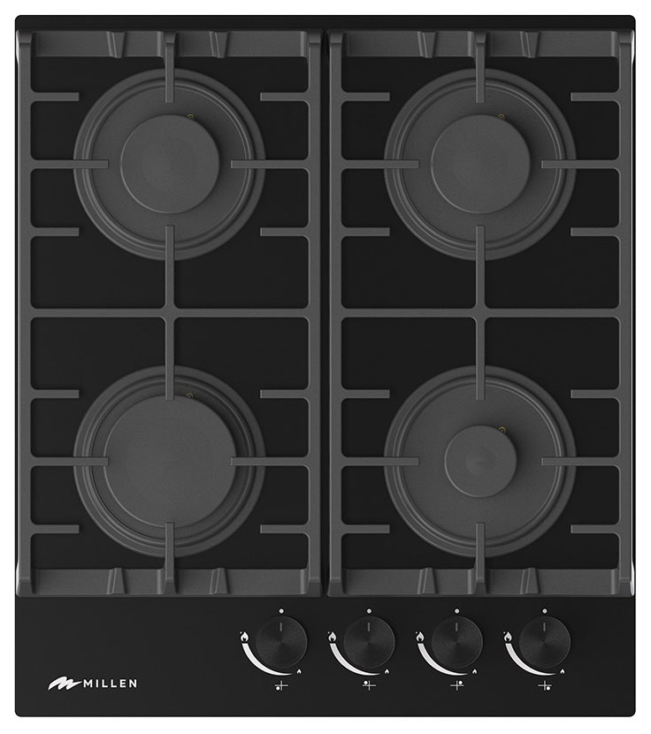 

Газовая варочная панель Millen MGHG 452 BL, Черный