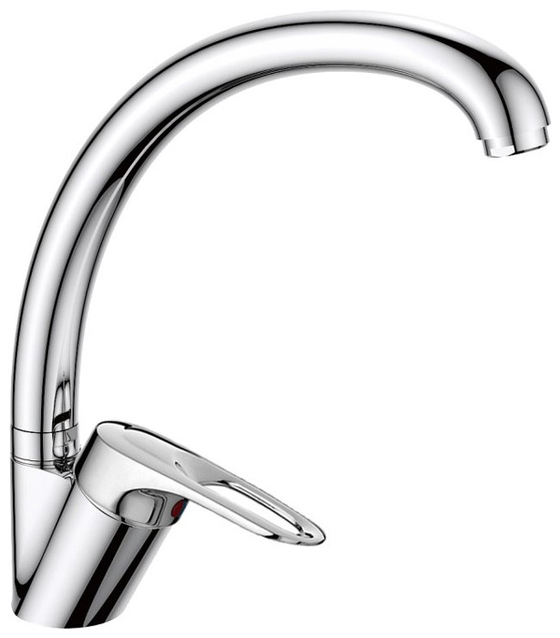 Изображение товара Смеситель для кухни Haiba HB04 хром с поворотным изливом