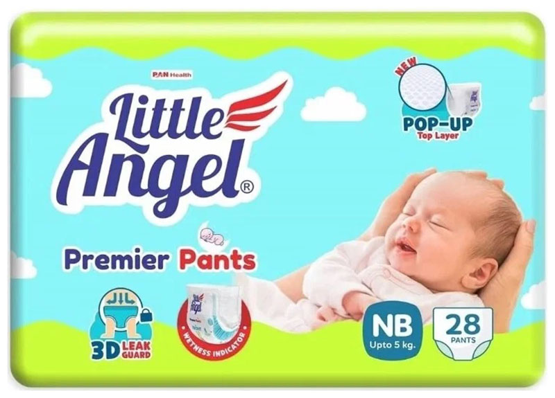 цена Подгузники-трусики Little Angel Angel Premier 0/NB (0-3 кг) 28 шт.