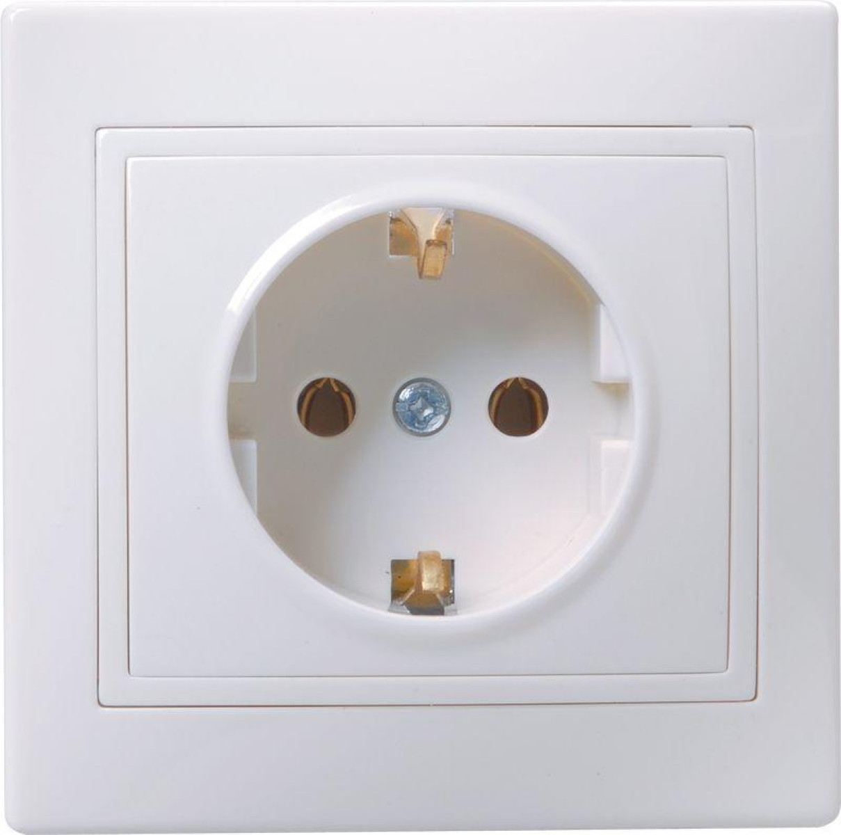 Изображение товара Розетка IEK РС10-3-КБ 16А IP20 для встраивания без шторок белая