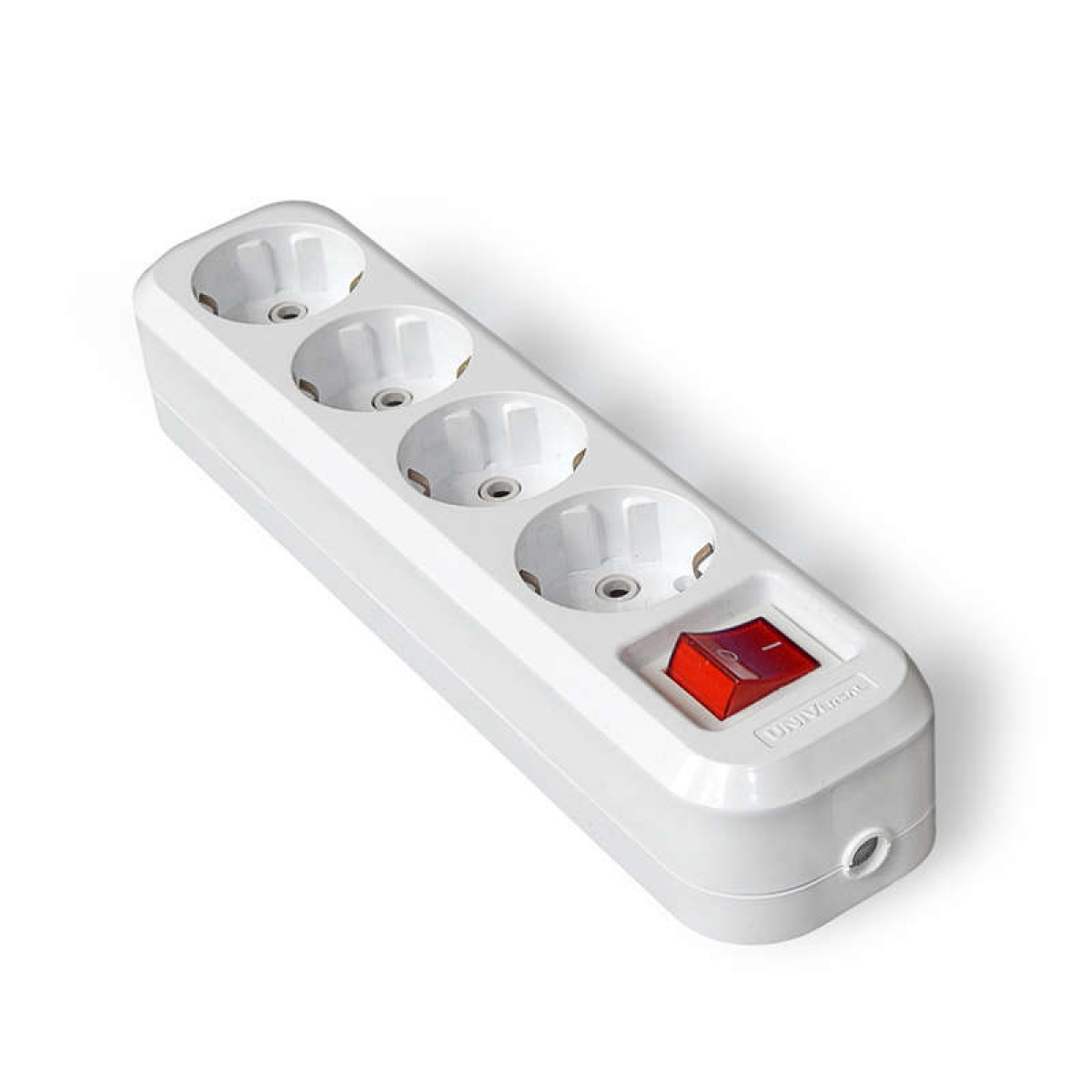 Изображение товара Универсальный удлинитель розетки на 4 гнезда с заземлением и IP20