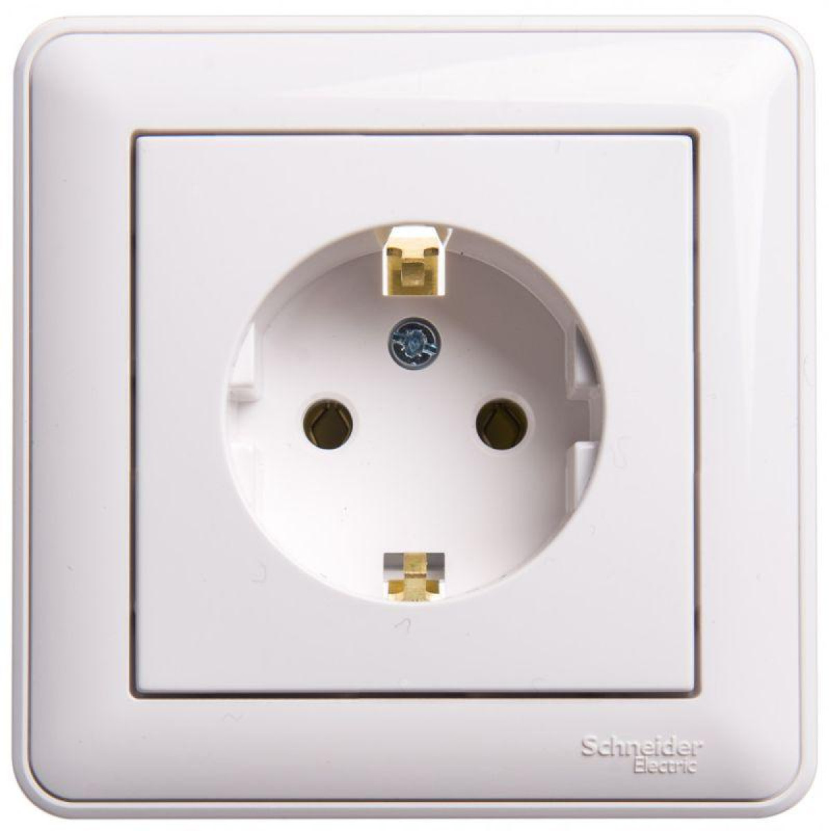 Изображение товара Розетка Systeme Electric W59 16А IP20 с заземлением встроенная белая