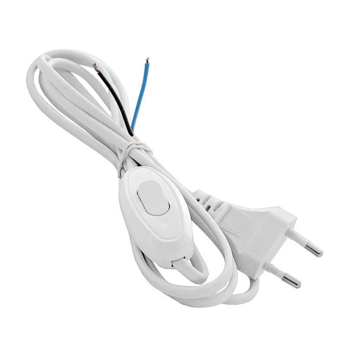 Изображение товара Универсальный сетевой шнур с вилкой и прохладным выключателем 1.7м UNIVersal