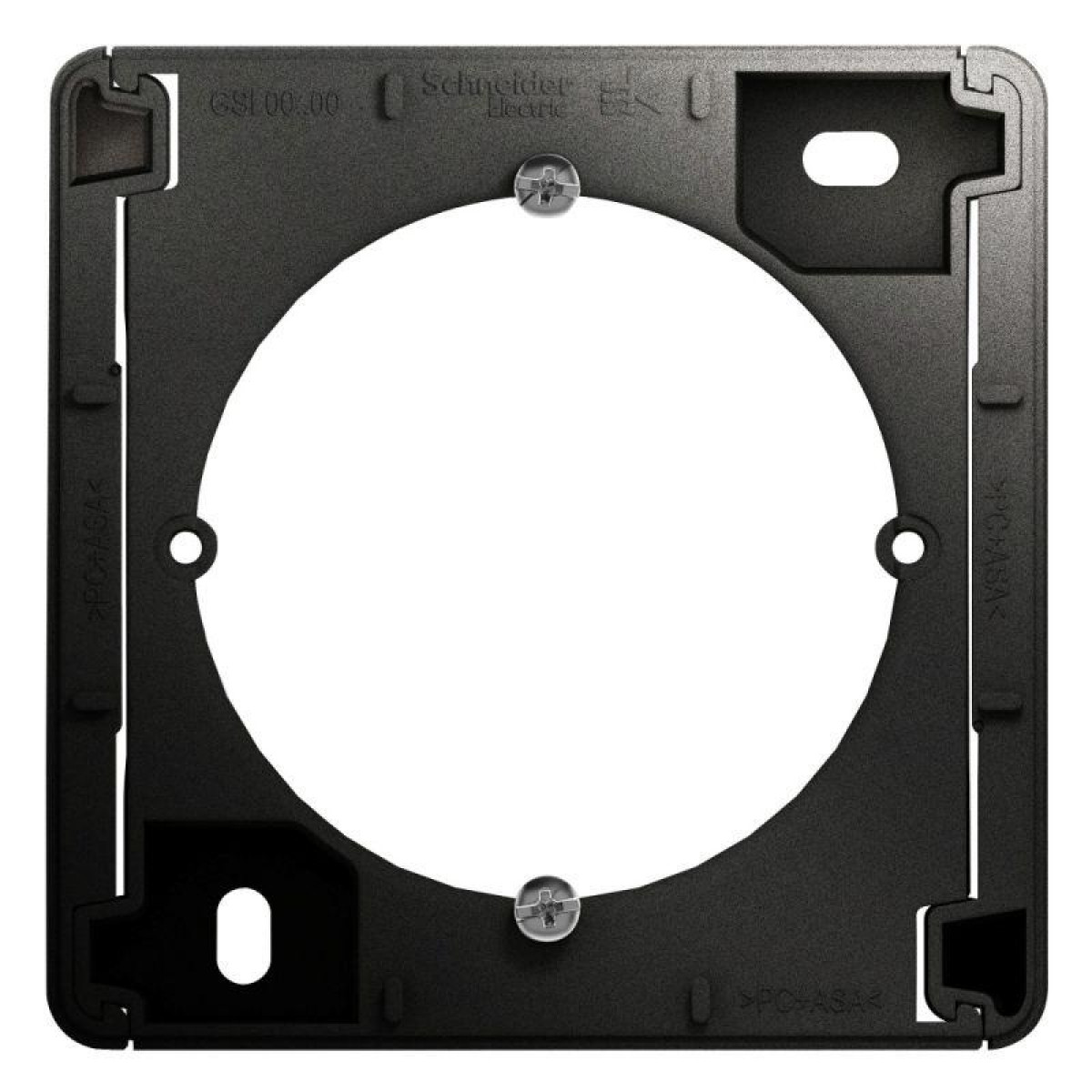 Изображение товара Коробка для электромонтажа Systeme Electric Glossa антрацит 5 лет гарантия