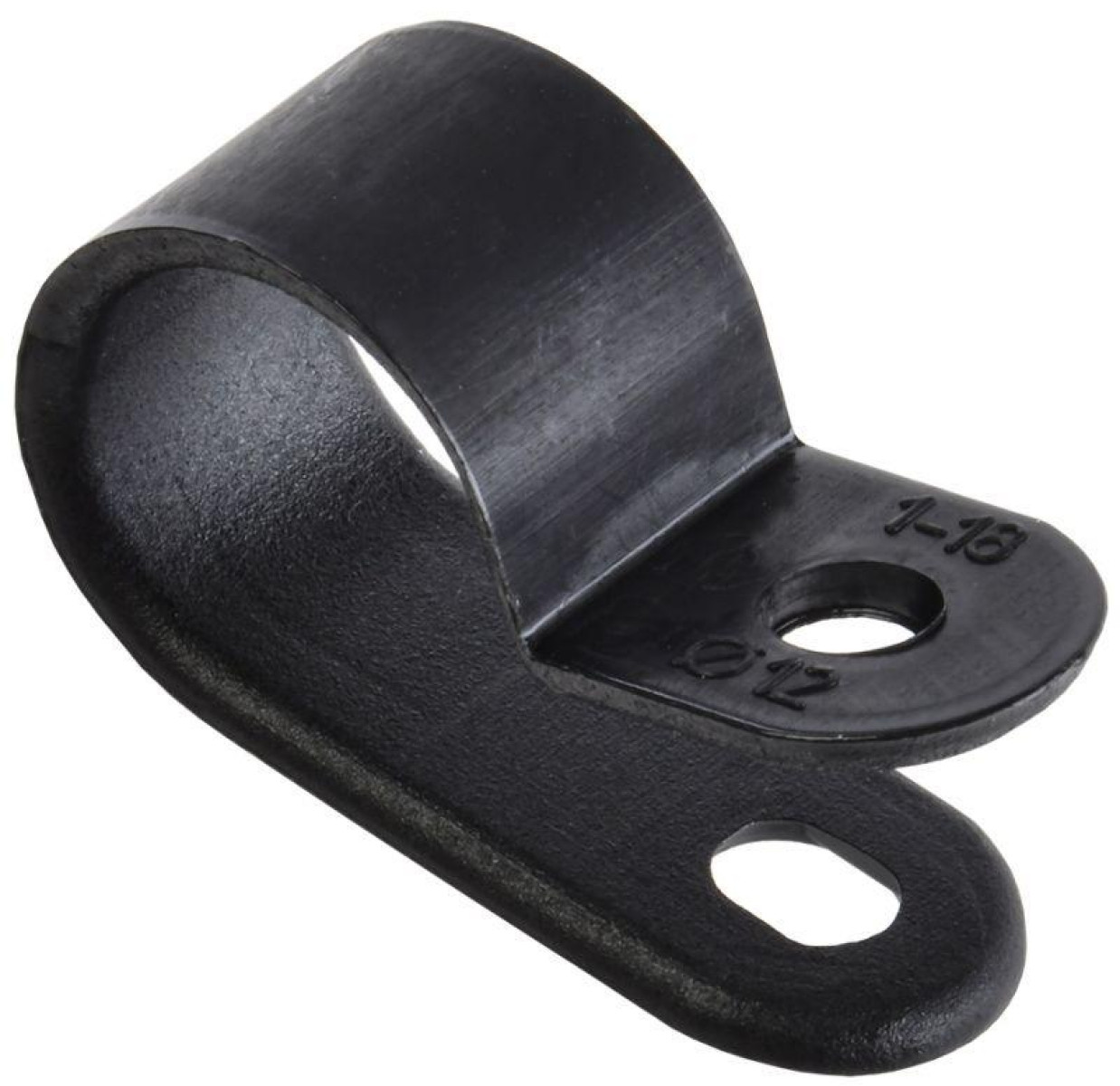 Изображение товара Кабели, провода и аксессуары IEK Скоба крепежная 12мм нейлон. черн. (уп.50шт)