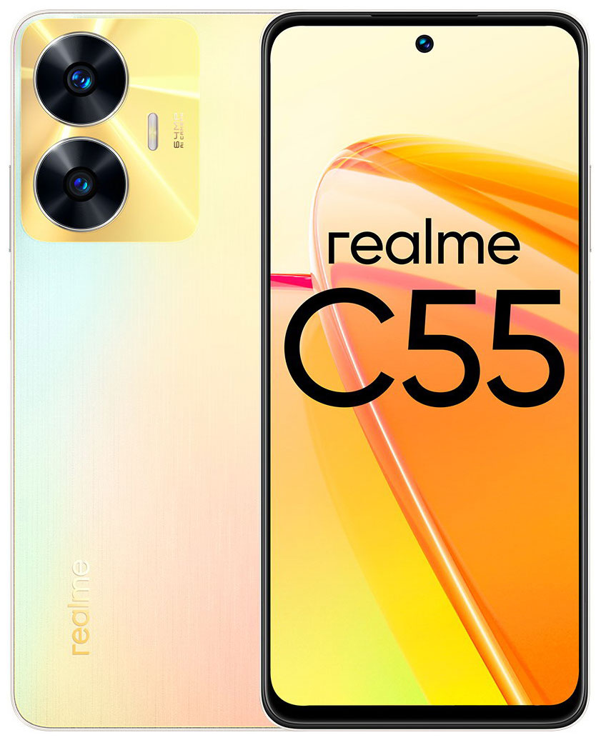 смартфон realme c55 8 256 6 72 черный Смартфон Realme C55 8+256 золотой