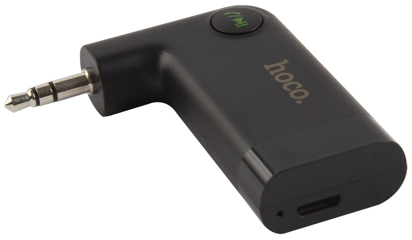 Адаптер-приемник Hoco E53 Dawn, Bluetooth - 35mm Jack Audio, черный (29750) aвтомобильный aux адаптер hoco e53 bluetooth черный 1 шт