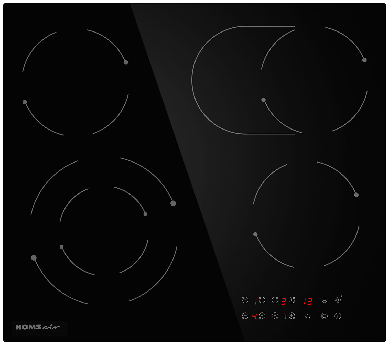 Изображение товара Электрическая варочная панель Homsair HVС64SMDBK