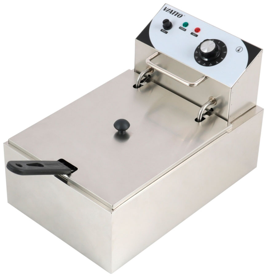 Изображение товара Электрическая фритюрница VIATTO VA-EF061 10 л для кафе и ресторанов