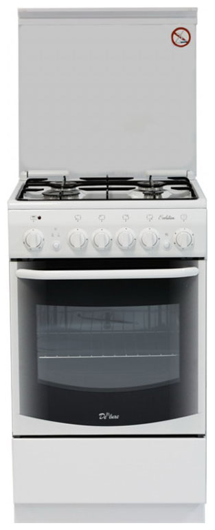 

Комбинированная плита De luxe 5040.20 гэ, Белый