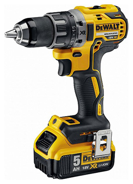 Изображение товара Шуруповерт DeWalt DCD 791 P2 мощный аккумуляторный инструмент 18 В 70 Нм