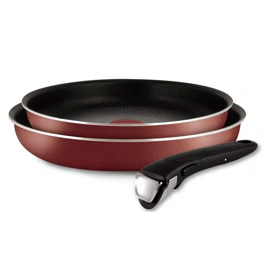 Изображение товара Набор посуды со съемной ручкой Tefal 24/28/ручка 5 INGENIO RED 04175820
