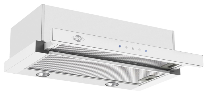 

Вытяжка MBS CANNA 260 WHITE GLASS, Белый