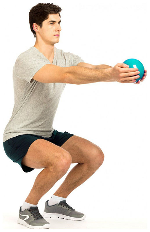 Изображение товара Медбол Bradex 1 кг SF 0256