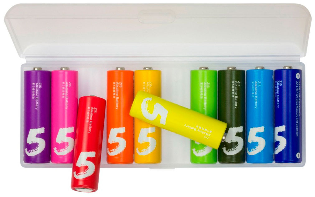 Изображение товара Батарейка Zmi Rainbow AA501 тип AA (уп.10 шт), цветные
