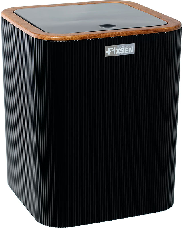 Изображение товара Ведро Fixsen 5 л Black Wood FX-401-6 для ванной и туалета черное