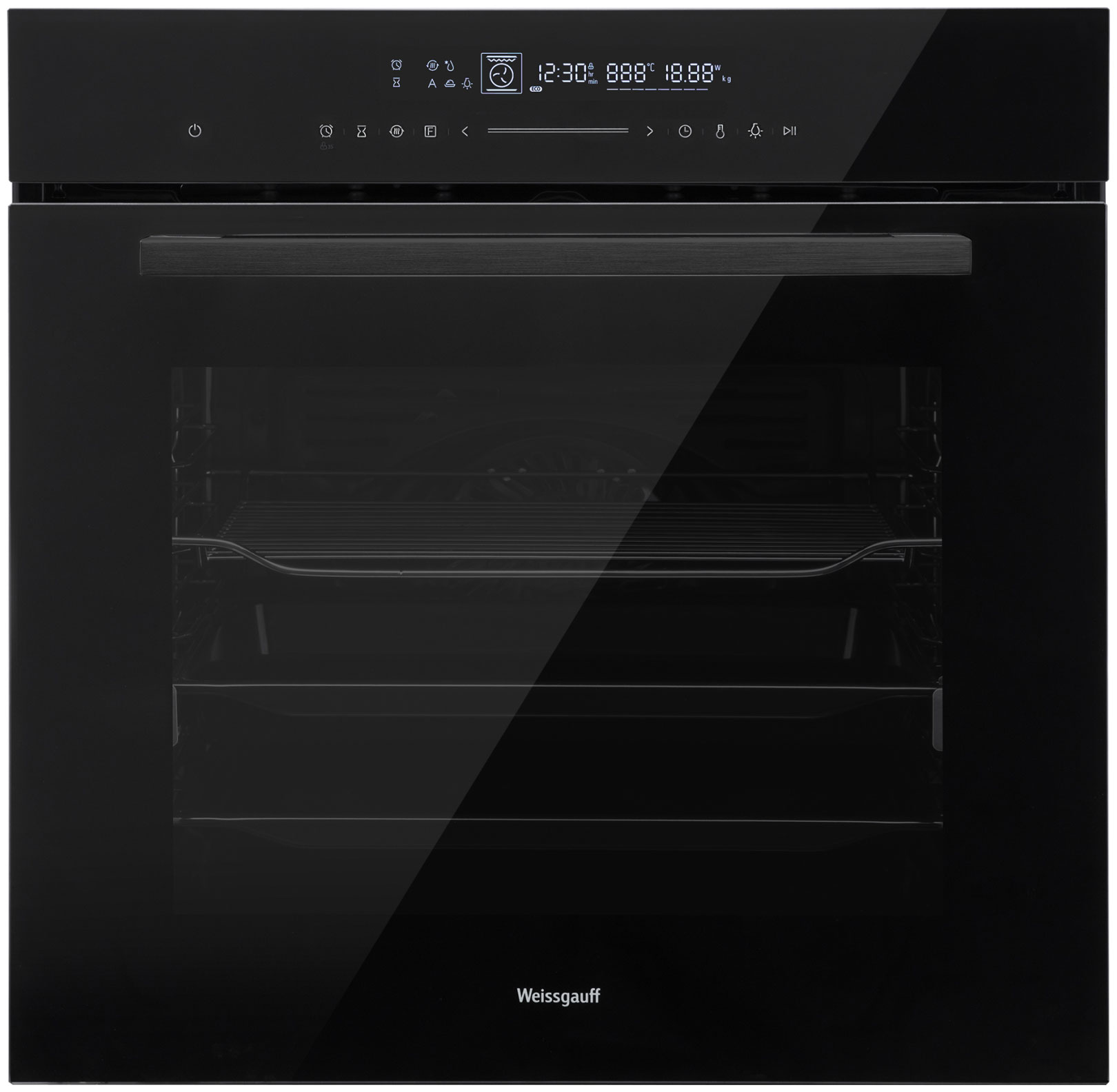 Изображение товара Электрический духовой шкаф Weissgauff EOM 791 SDB Black Edition с функцией каталитической очистки