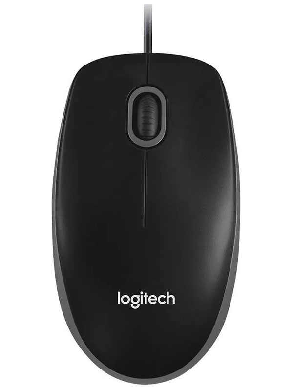 Изображение товара Проводная мышь Logitech B100 1000 dpi для правой и левой руки черный