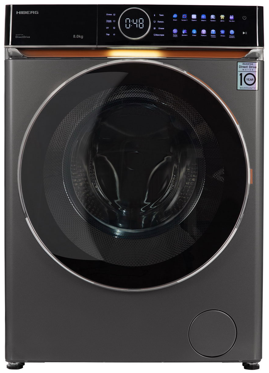 Изображение товара Современная стиральная машина Hiberg i-DDQ10 - 814 Sd с ультрафиолетовой стерилизацией