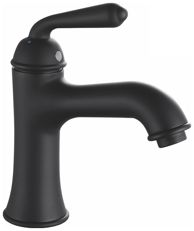 Изображение товара Смеситель для раковины Rose R02H черный с керамическим картриджем и аэратором