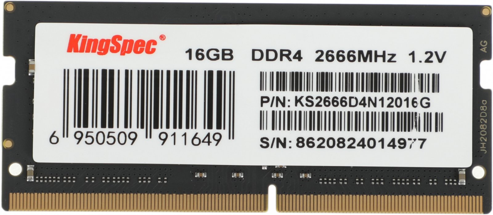 Изображение товара Оперативная память Kingspec SO-DIMM DDR4 16GB 2666MHz KS2666D4N12016G