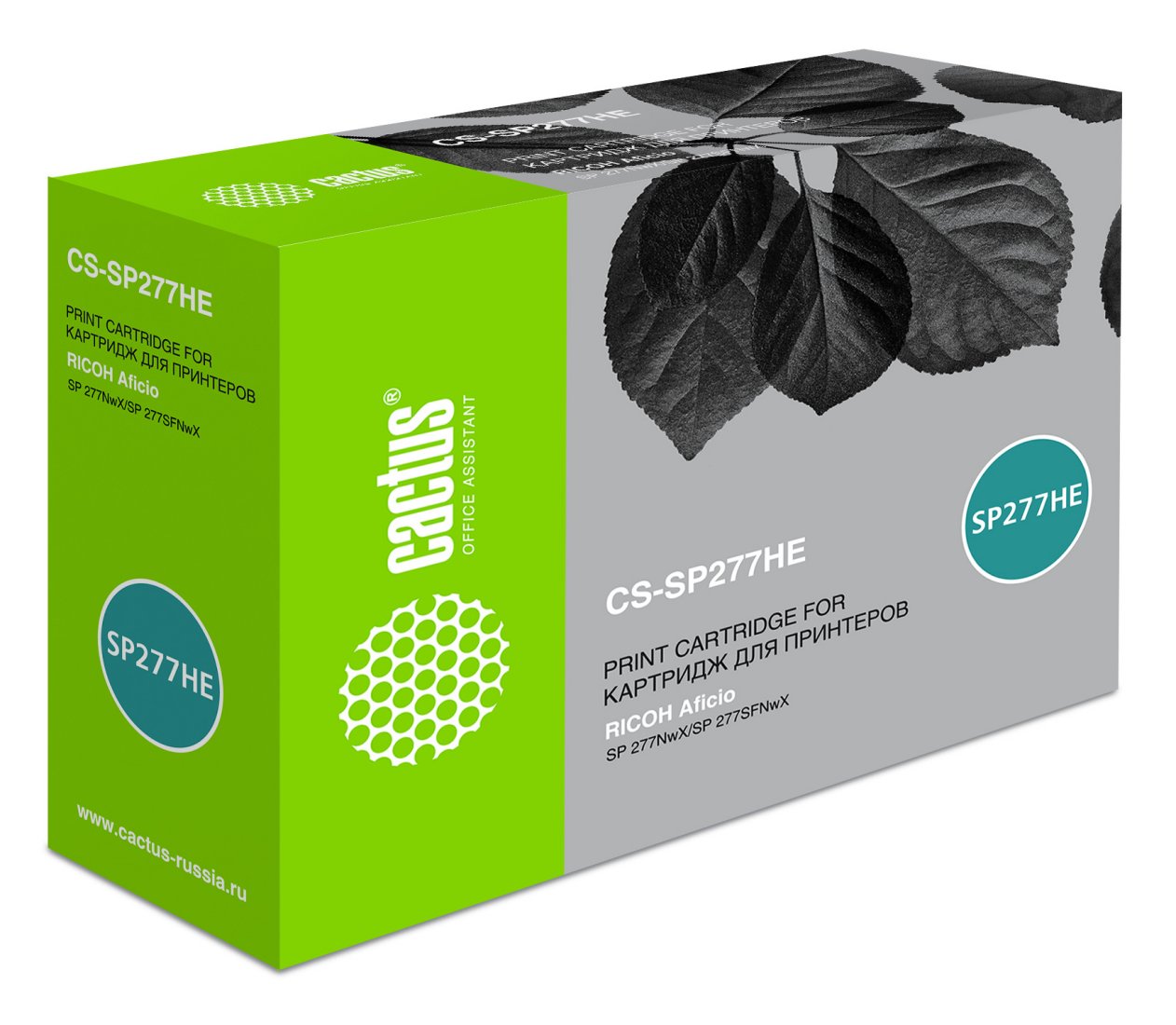 Изображение товара Лазерный картридж Cactus CS-SP277HE 408160 для Ricoh SP 277