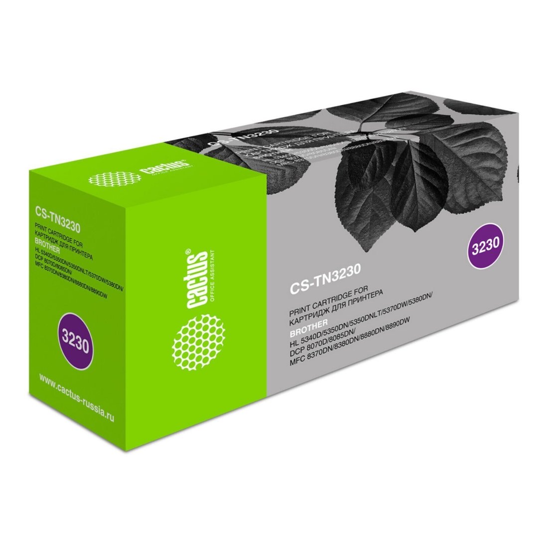 Изображение товара Картридж лазерный Cactus CS-TN3230 TN-3230 черный (3000стр.) для Brother HL-5340D/5350DN/5370DW/DCP-8070D/8085DN