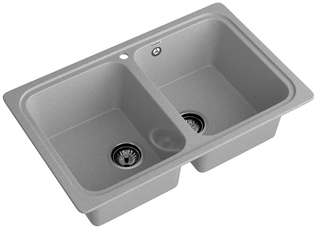 

Кухонная мойка GranFest STANDART GF-S-780K серый