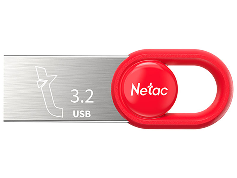 Изображение товара Флеш-накопитель Netac UM2, USB 3.2, 32 Gb, red (NT03UM2N-032G-32RE)