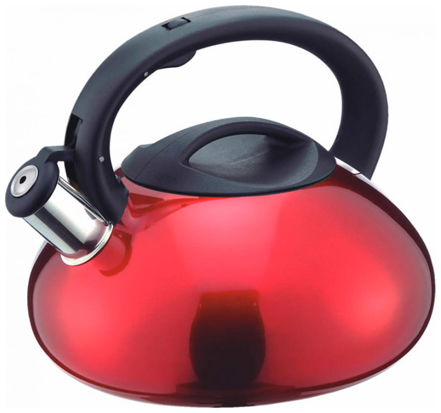 Изображение товара Чайник из нержавеющей стали Mallony MAL-103-R 3 л для всех видов плит