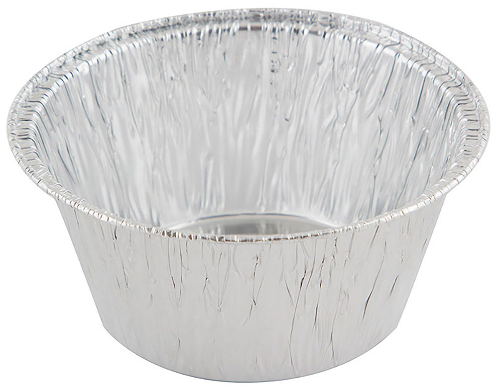 Изображение товара Форма для выпечки одноразовая Mallony LAMINA, алюминиевая фольга, круглая, 7.8х7.8х3.7см (006044)