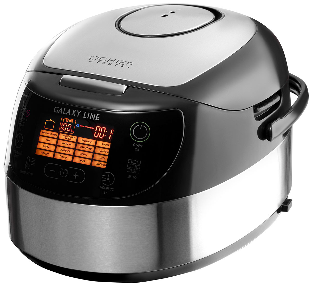 Изображение товара Мультиварка Galaxy LINE GL 2649, 17 программ, 5 л, сенсорное управление