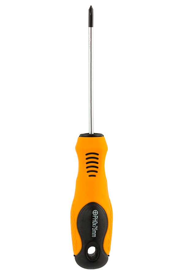 Изображение товара Отвертка Park Standart PH0х7.5 см, крестовая, двухкомпонентная рукоятка (008393)